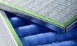 Filtri ondulati con filtrina biancoazzurra G4