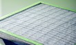 Filtri piani con filtrina biancoazzurra