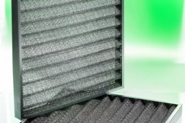 Corrugated filters in aluminum sock or in multilayer galvanized wire